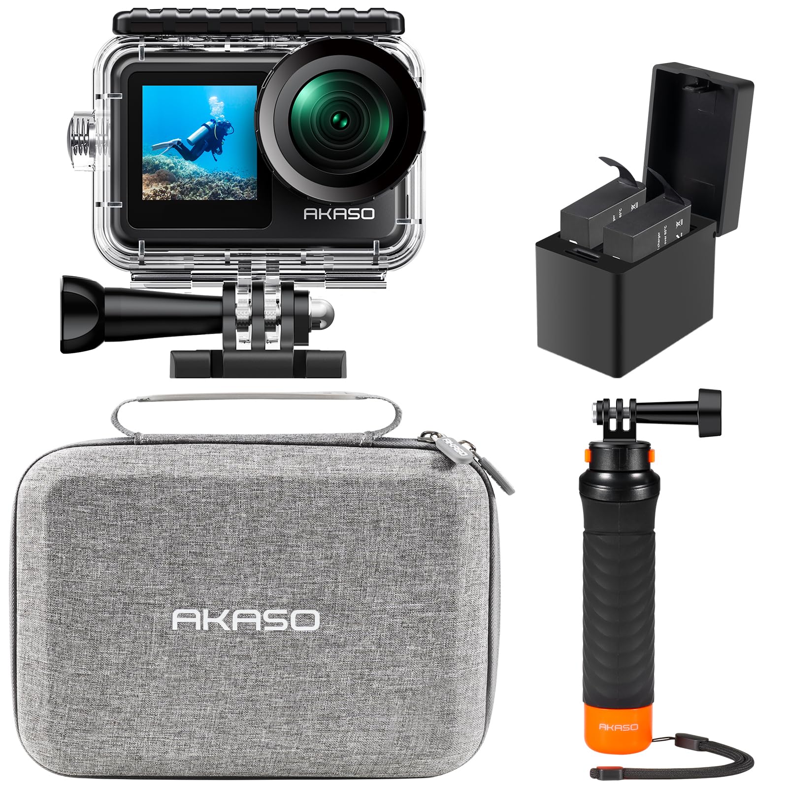 AKASO BRAVE 7 アクションカメラ Amazon | AKASO Brave 7 LE アクションカメラ 4K60fps 20MP IPX7本機